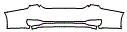 Rear Bumper Kit pattern for the 2019 Lexus ES
