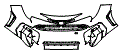 Bumper Kit pattern for the 2026 Toyota GR Corolla