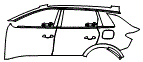 Door and Rear Fender Kit pattern for the 2027 Audi Q6 e-tron
