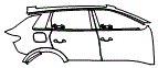 Door and Rear Fender Kit pattern for the 2027 Audi Q6 e-tron