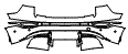 Rear Bumper Kit pattern for the 2027 Audi Q6 e-tron