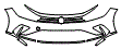Bumper Kit pattern for the 2026 Volkswagen Jetta (Canada)