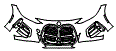 Bumper Kit pattern for the 2027 BMW 4 Series