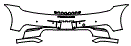 Rear Bumper Kit pattern for the 2027 Porsche 911 (992.2)