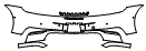 Rear Bumper Kit pattern for the 2027 Porsche 911 (992.2)