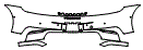 Rear Bumper Kit pattern for the 2027 Porsche 911 (992.2)