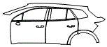 Door and Rear Fender Kit pattern for the 2026 Honda Prologue