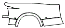Outer Bed Panel Kit pattern for the 2026 RAM 3500