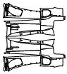 Rocker Panel Kit pattern for the 2026 Ferrari F80
