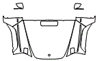 Full Hood, Fender and Mirror Kit pattern for the 2025 Mercedes Benz G-Class SUV