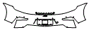 Rear Bumper Kit pattern for the 2027 Porsche 911 (992.2)