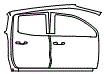 Rear Fender and Door Kit pattern for the 2026 GMC Canyon