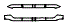 Grille Kit pattern for the 2024 Ford F-150