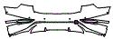 Rear Bumper Kit pattern for the 2027 Audi A6 Sportback e-tron
