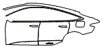 Door and Rear Fender Kit pattern for the 2027 Audi S6 Sportback e-tron