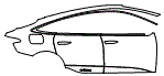 Door and Rear Fender Kit pattern for the 2027 Audi S6 Sportback e-tron