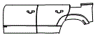 Door and Rear Fender Kit pattern for the 2025 Land Rover Defender