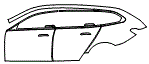 Door and Rear Fender Kit pattern for the 2027 BMW 5 Series