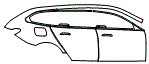 Door and Rear Fender Kit pattern for the 2027 BMW 5 Series