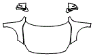 Full Hood, Fender and Mirror Kit pattern for the 2027 BMW 2 Series