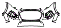 Bumper Kit pattern for the 2025 Audi Q5 (Previous Generation)