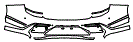 Rear Bumper Kit pattern for the 2027 Genesis G80
