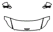 Hood, Fender and Mirror Kit pattern for the 2027 Genesis G80