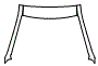 Roof and A-Pillar Kit pattern for the 2027 Cadillac Optiq-V