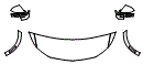 Hood, Fender and Mirror Kit pattern for the 2027 Cadillac Optiq-V