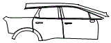 Door and Rear Fender Kit pattern for the 2027 Cadillac Optiq