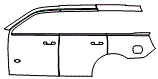 Door and Rear Fender Kit pattern for the 2027 Ford Expedition