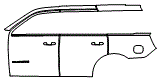 Door and Rear Fender Kit pattern for the 2027 Ford Expedition