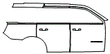 Door and Rear Fender Kit pattern for the 2027 Ford Expedition