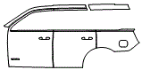 Door and Rear Fender Kit pattern for the 2027 Ford Expedition