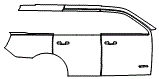 Door and Rear Fender Kit pattern for the 2027 Ford Expedition