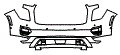 Bumper Kit pattern for the 2026 GMC Yukon
