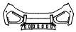 Bumper Kit pattern for the 2027 Mercedes Benz G-Class SUV