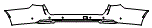 Rear Bumper Kit pattern for the 2026 GMC Yukon