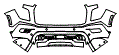 Bumper Kit pattern for the 2026 GMC Yukon