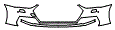 Bumper Kit pattern for the 2025 Audi S7