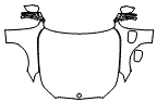 Full Hood, Fender and Mirror Kit pattern for the 2027 BMW 5 Series