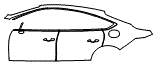 Door and Rear Fender Kit pattern for the 2027 Genesis G80