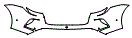 Rear Bumper Kit pattern for the 2027 Porsche Taycan