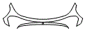 Rear Bumper Kit pattern for the 2025 Mercedes Benz AMG ONE
