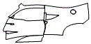 Door and Rear Fender Kit pattern for the 2025 Mercedes Benz AMG ONE