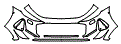 Bumper Kit pattern for the 2025 Audi A5 (New Generation)