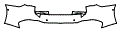 Rear Bumper Kit pattern for the 2025 Audi A5 (New Generation)