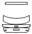 Trunk Lid Kit pattern for the 2025 Audi A5 (New Generation)