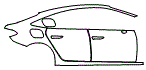 Door and Rear Fender Kit pattern for the 2026 Audi S5