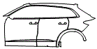 Door and Rear Fender Kit pattern for the 2026 Audi Q5